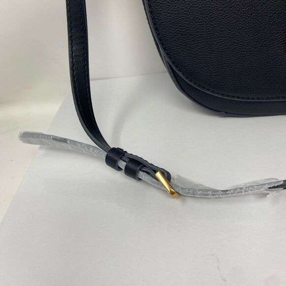 Fossil NWT Emery Black Leather Adjustable Crossbody Bag - Picture 5 of 13